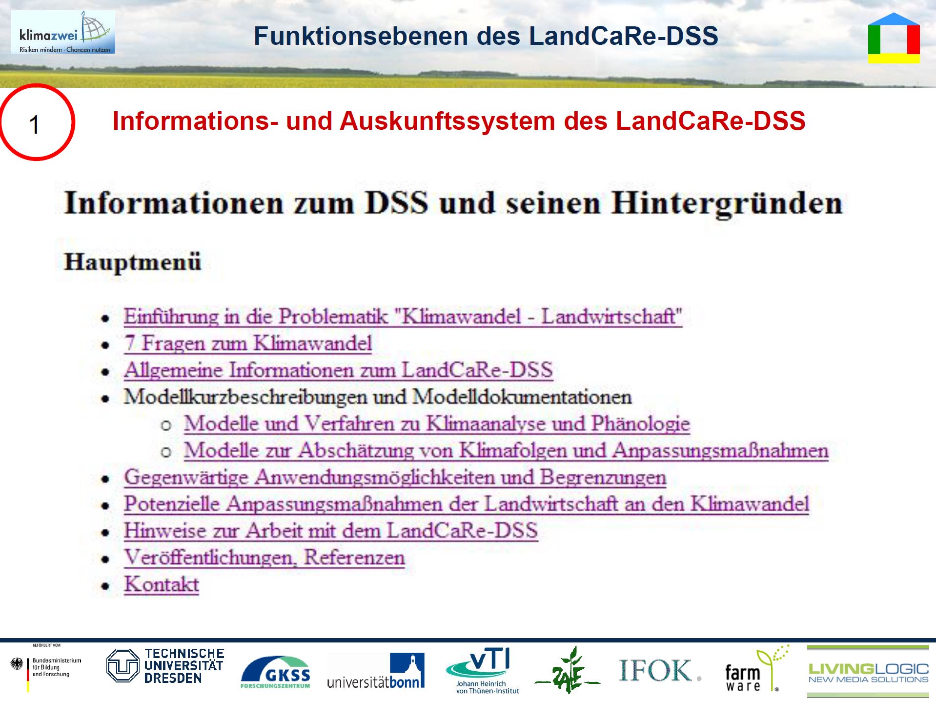 17/33 - LandCaRe-DSS - Informations- und Auskunftssystem